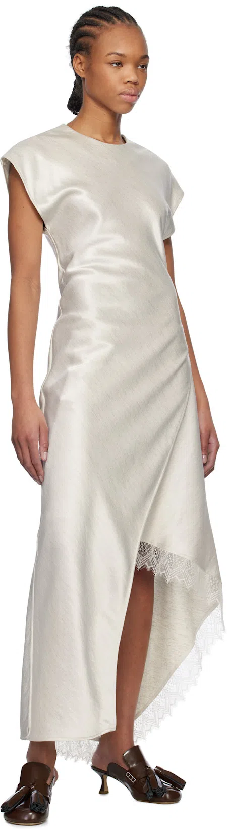 JW ANDERSON Tassel Leather Mules In Red