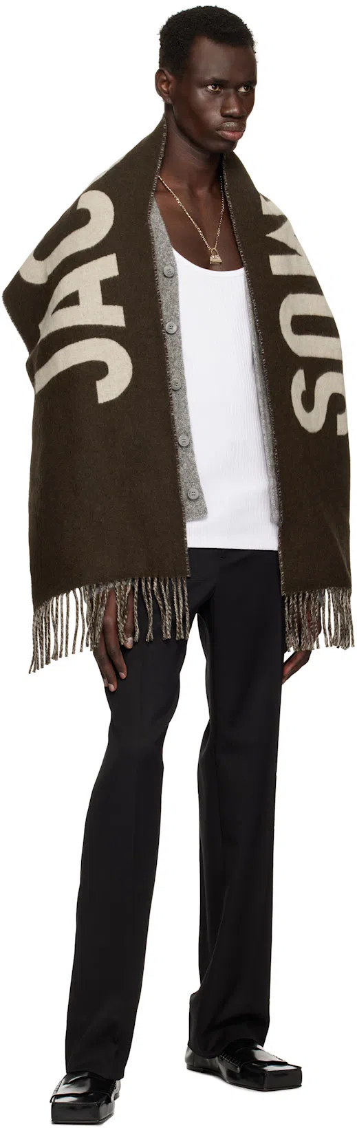 DRIES VAN NOTEN White Ribbed Tank Top In 1 White