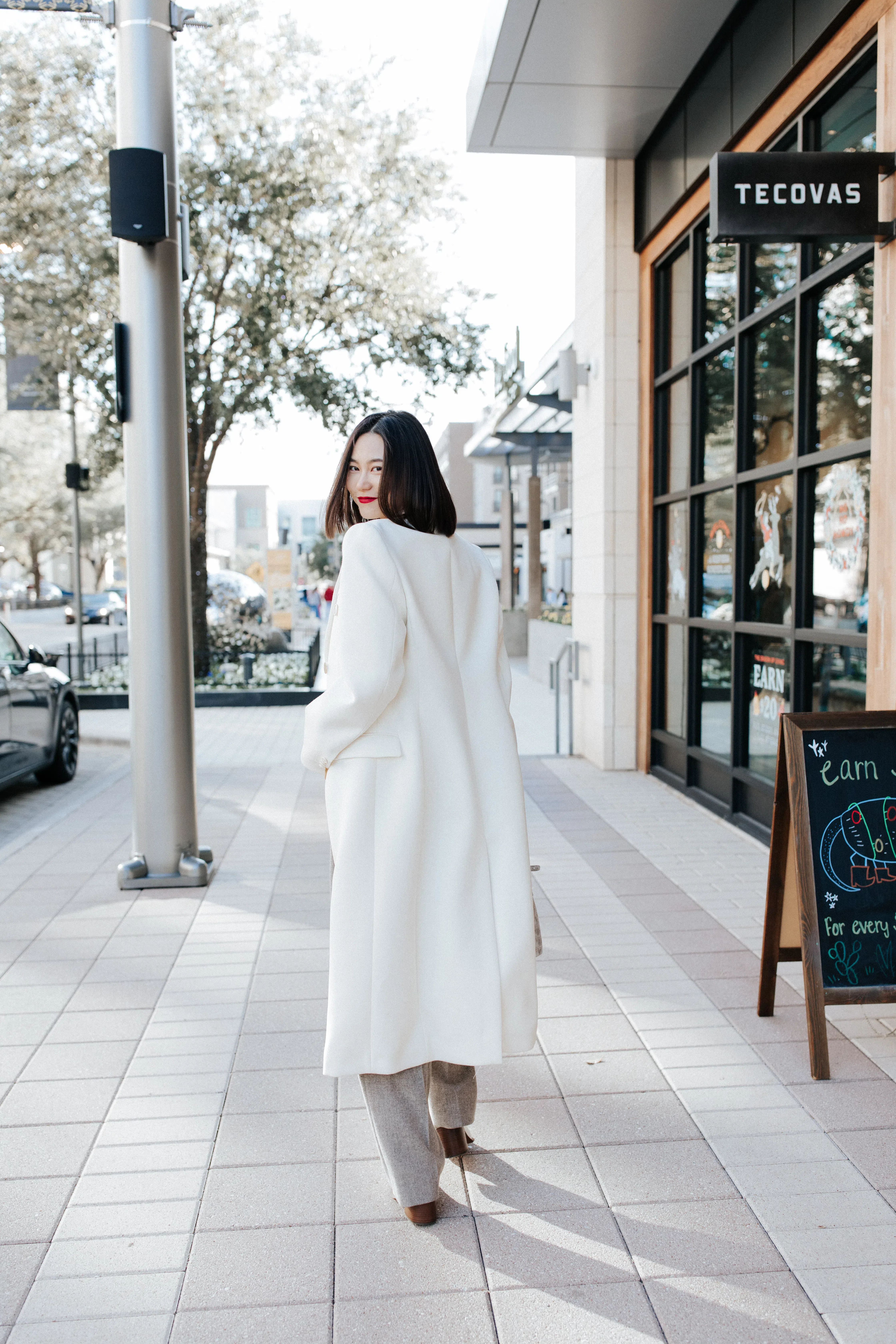 BALENCIAGA Check Lining Oversize Trench Coat Coats And Trench Coats In Cream