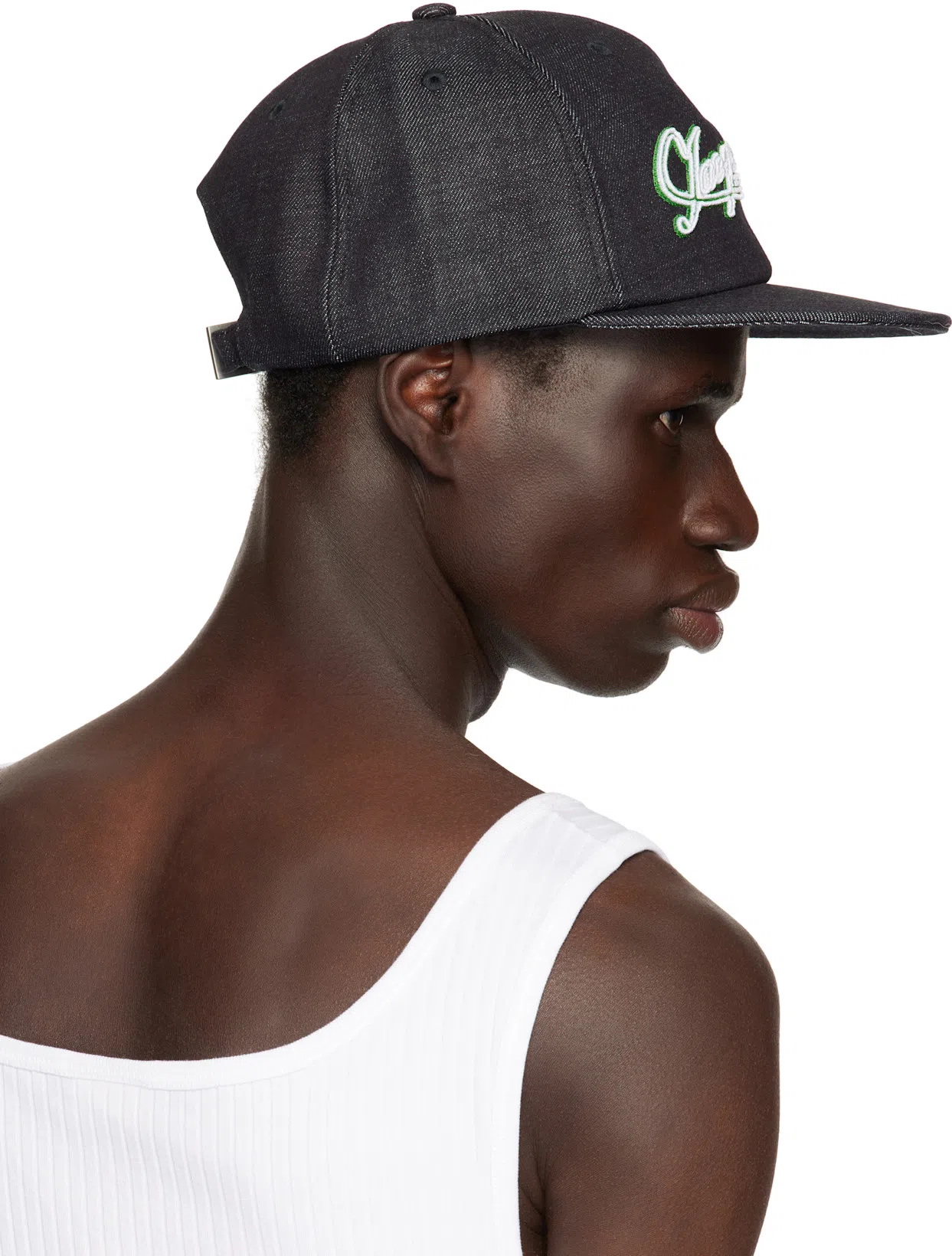 DRIES VAN NOTEN White Ribbed Tank Top In 1 White