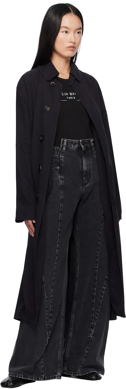 MAISON MARGIELA Sleeveless Cotton Jersey Top In Black