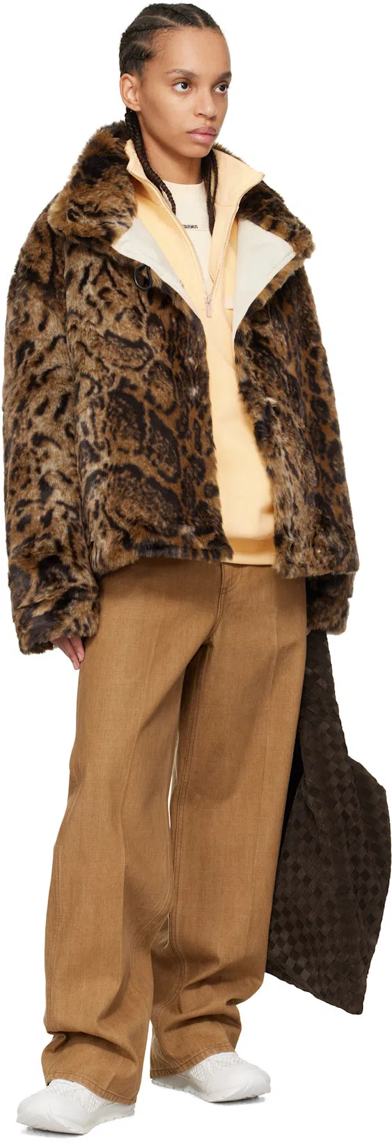 JACQUEMUS Roun Neck Cotton Logo T-shirt In Gray