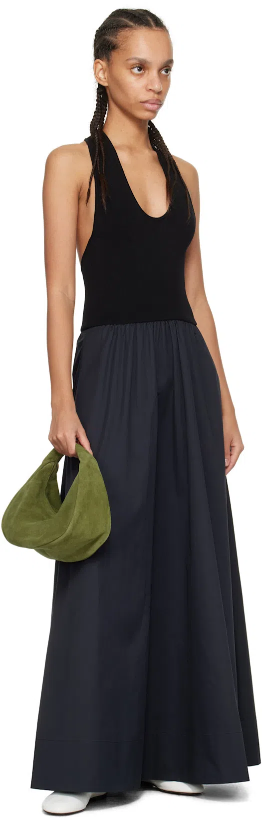 THE ROW Boheme Leather Mary Jane Ballerina Flats In Multi