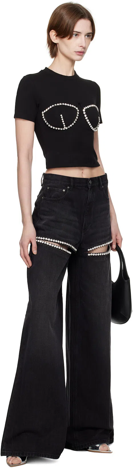 AREA Jeans In Black Denim