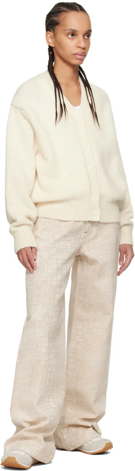 BOTTEGA VENETA Orbit Nylon And Mesh Runner Sneakers In White