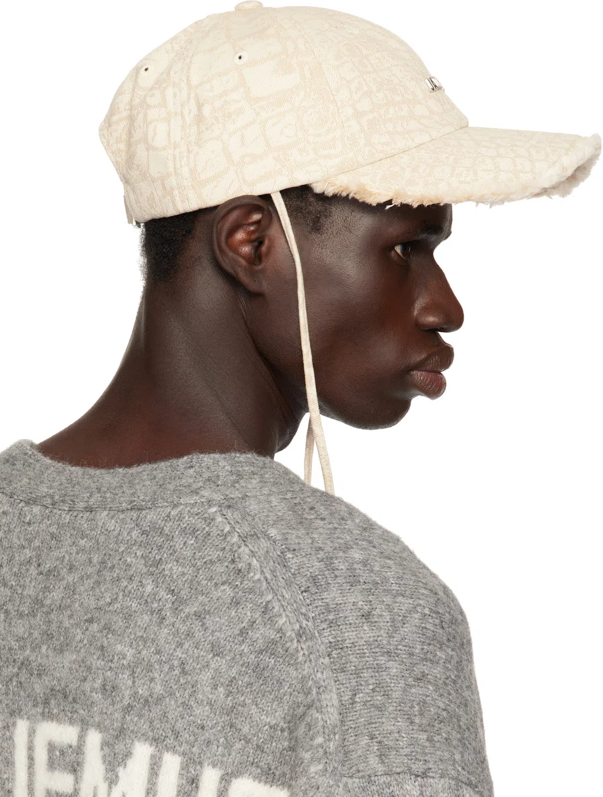 JACQUEMUS Gilet En Maille In Gray