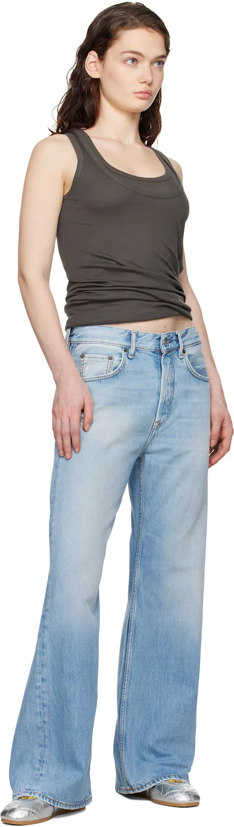 ACNE STUDIOS Blue 1981f Jeans In Clear Blue