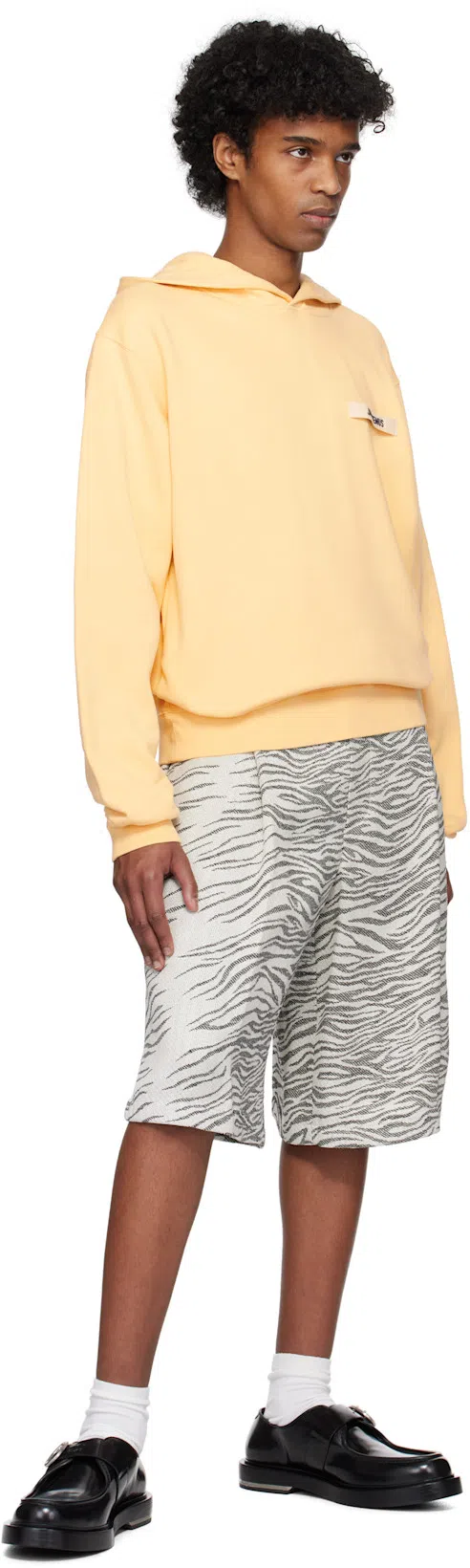 JACQUEMUS Logo-patch Cotton T-shirt In Black