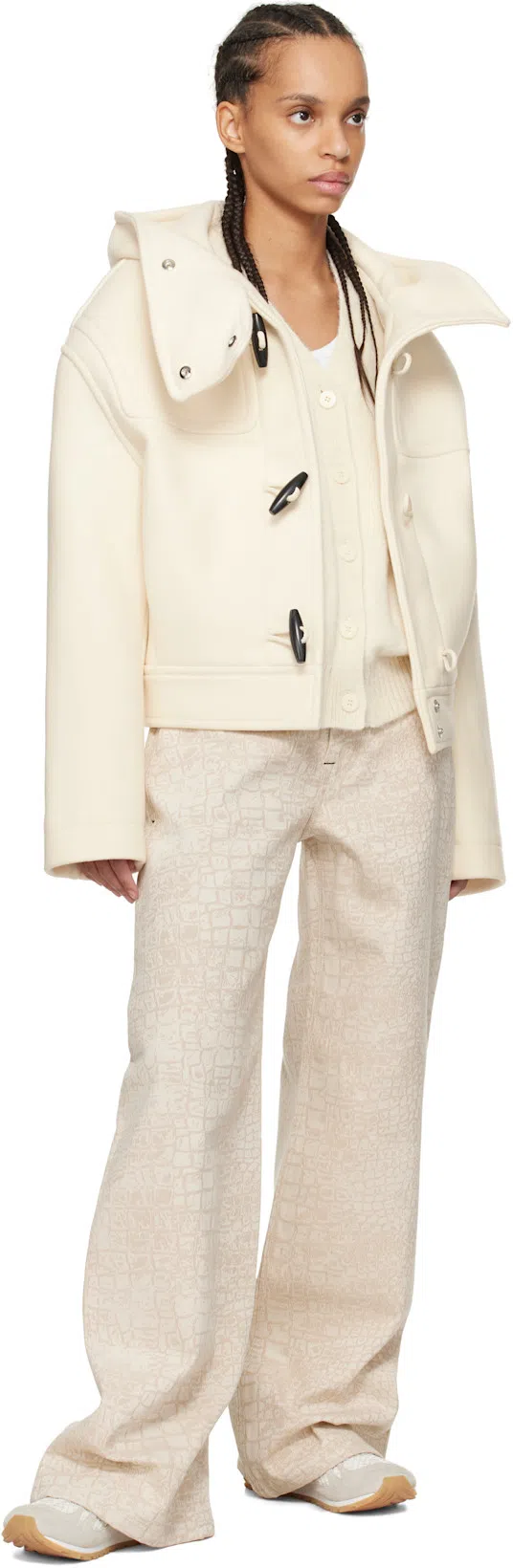 BOTTEGA VENETA Dry Stretch Cotton Ribbed Tank Top In Chalk