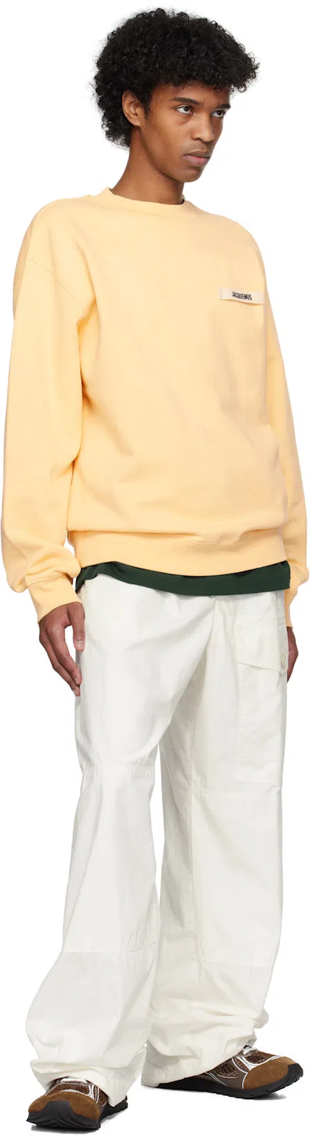 JACQUEMUS Cotton Sweatshirt In Neutral