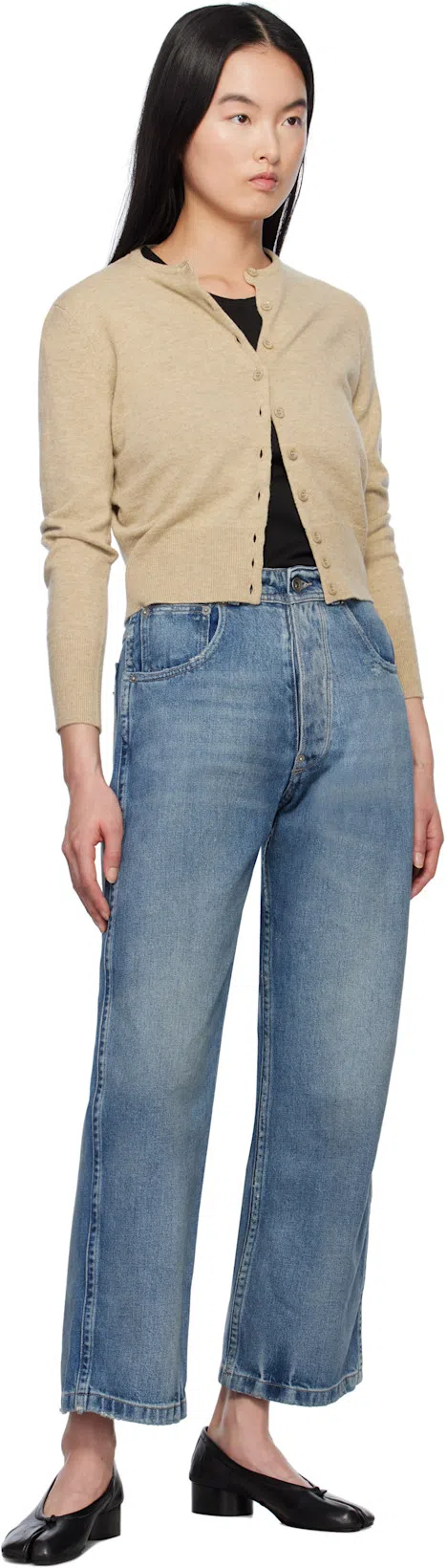 MAISON MARGIELA Sleeveless Cotton Jersey Top In Black