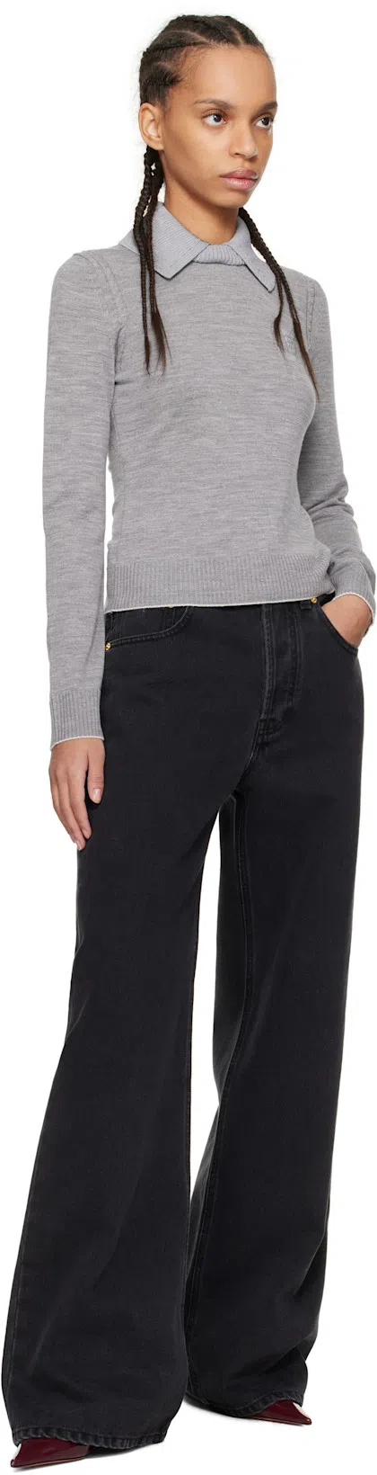 JACQUEMUS De-nimes Large Jeans In Black