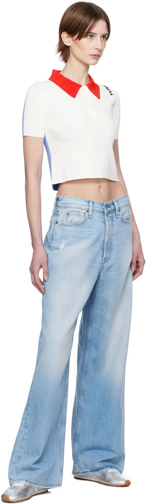 ACNE STUDIOS Blue 1981f Jeans In Clear Blue