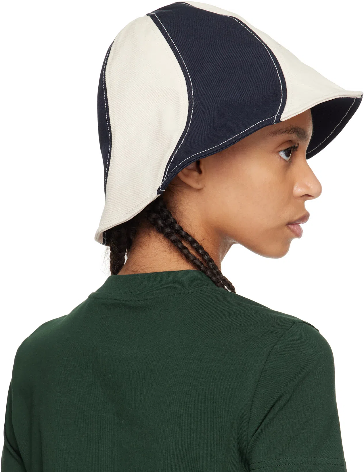 JACQUEMUS Green 'the Gros Grain' T-shirt In 591 Dark Green 2