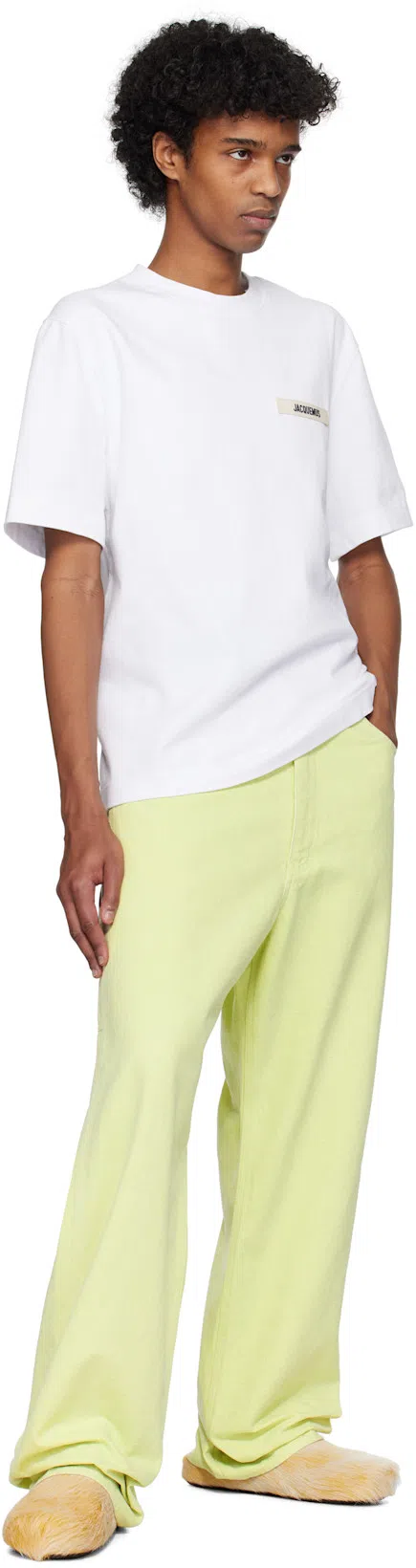 JACQUEMUS T-shirt Le T-shirt Gros-grain In White