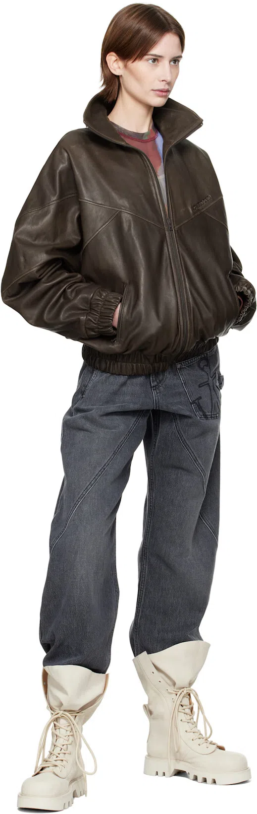 JW ANDERSON Underpinning Jersey In Green