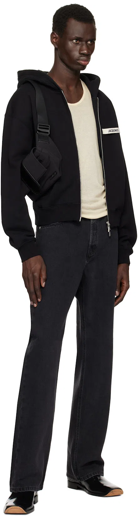 JACQUEMUS Le De-nîmes Mirada Denim Jeans In Blue