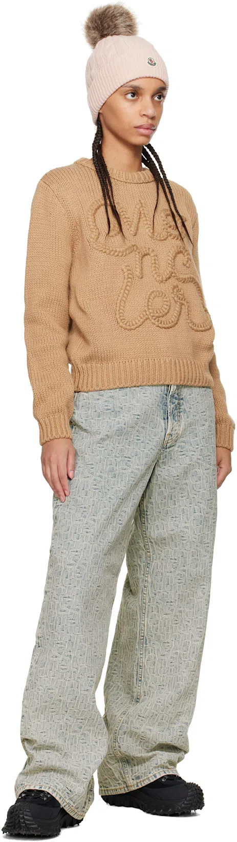 MONCLER Sneakers Trailgrip Lite3 En Nubuck Et Daim In Black