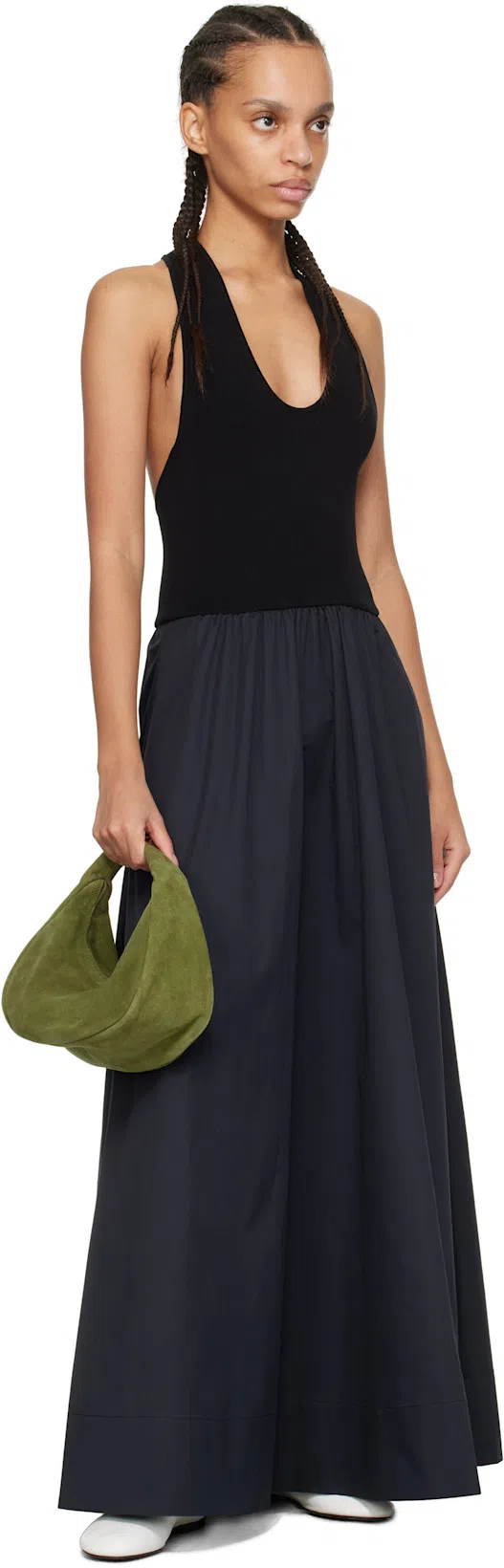 THE ROW Boheme Leather Mary Jane Ballerina Flats In Multi