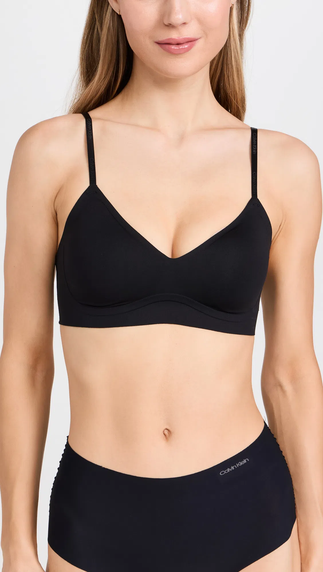 CALVIN KLEIN UNDERWEAR Lightly Lined Bra Black