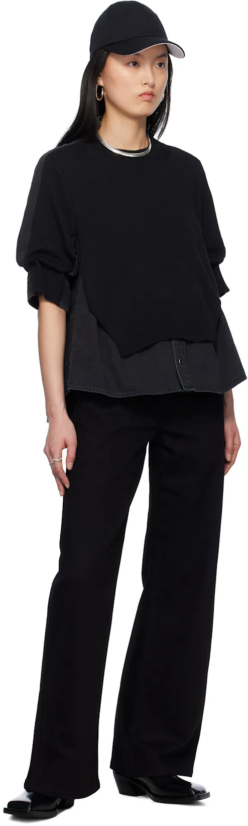 COURRÈGES Reedition Vinyl Cap With Ac Logo In Black