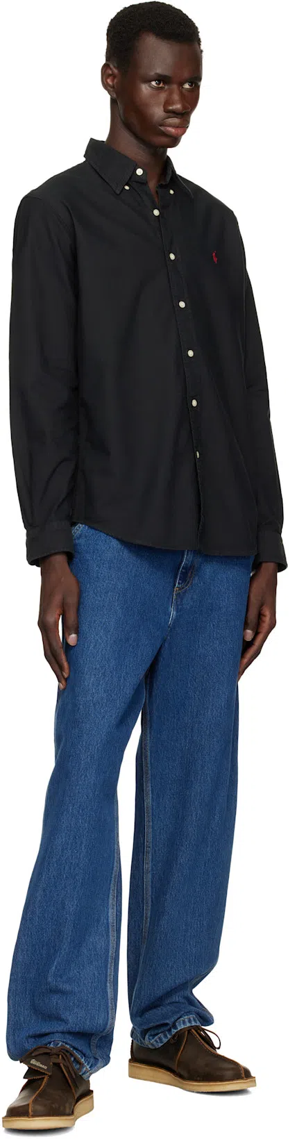 POLO RALPH LAUREN Shirt With Pony In Black