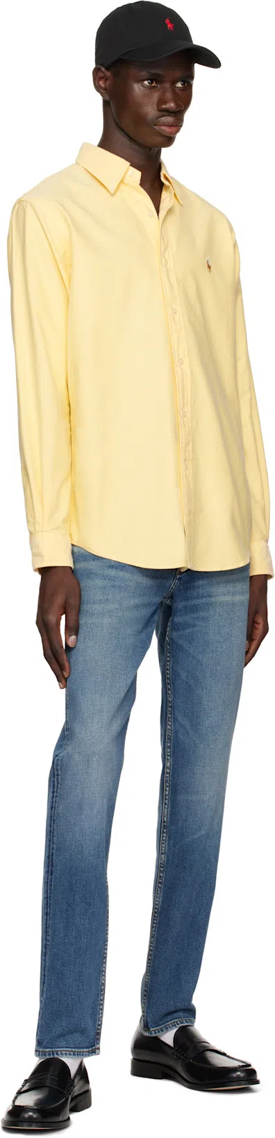 POLO RALPH LAUREN Blue Baseball Cap With Logo Embroidery In Cotton Man