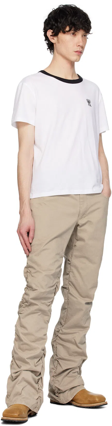 ACNE STUDIOS Short-sleeved T-shirt In 183 Optic White