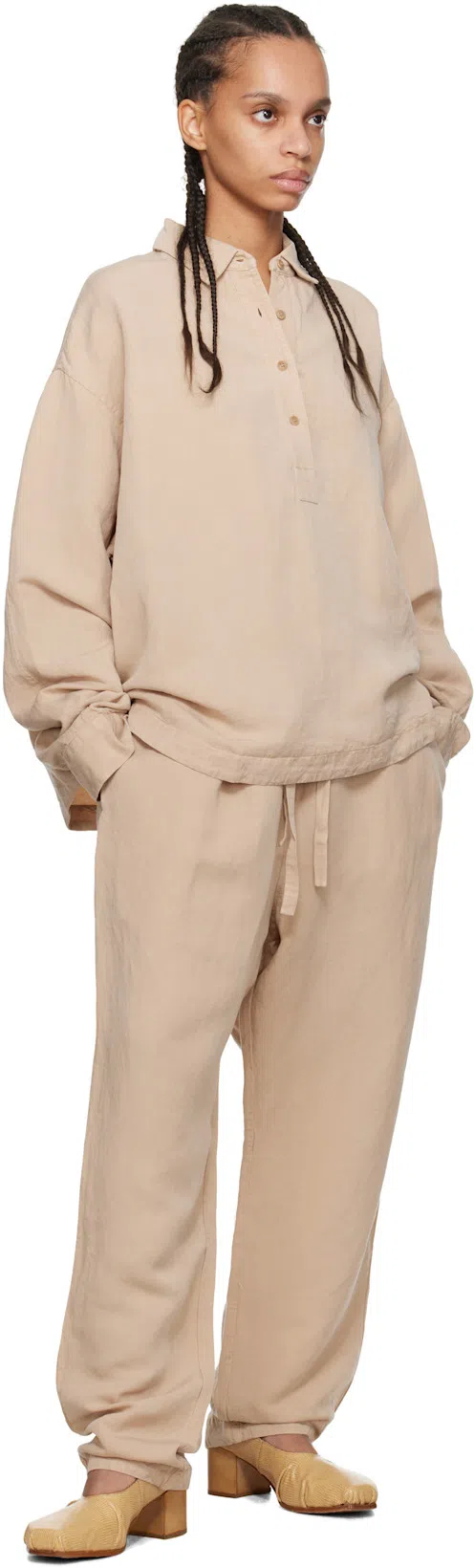 MAGLIANO Beige Kola Guantino Lizard Heels In 73 Beige