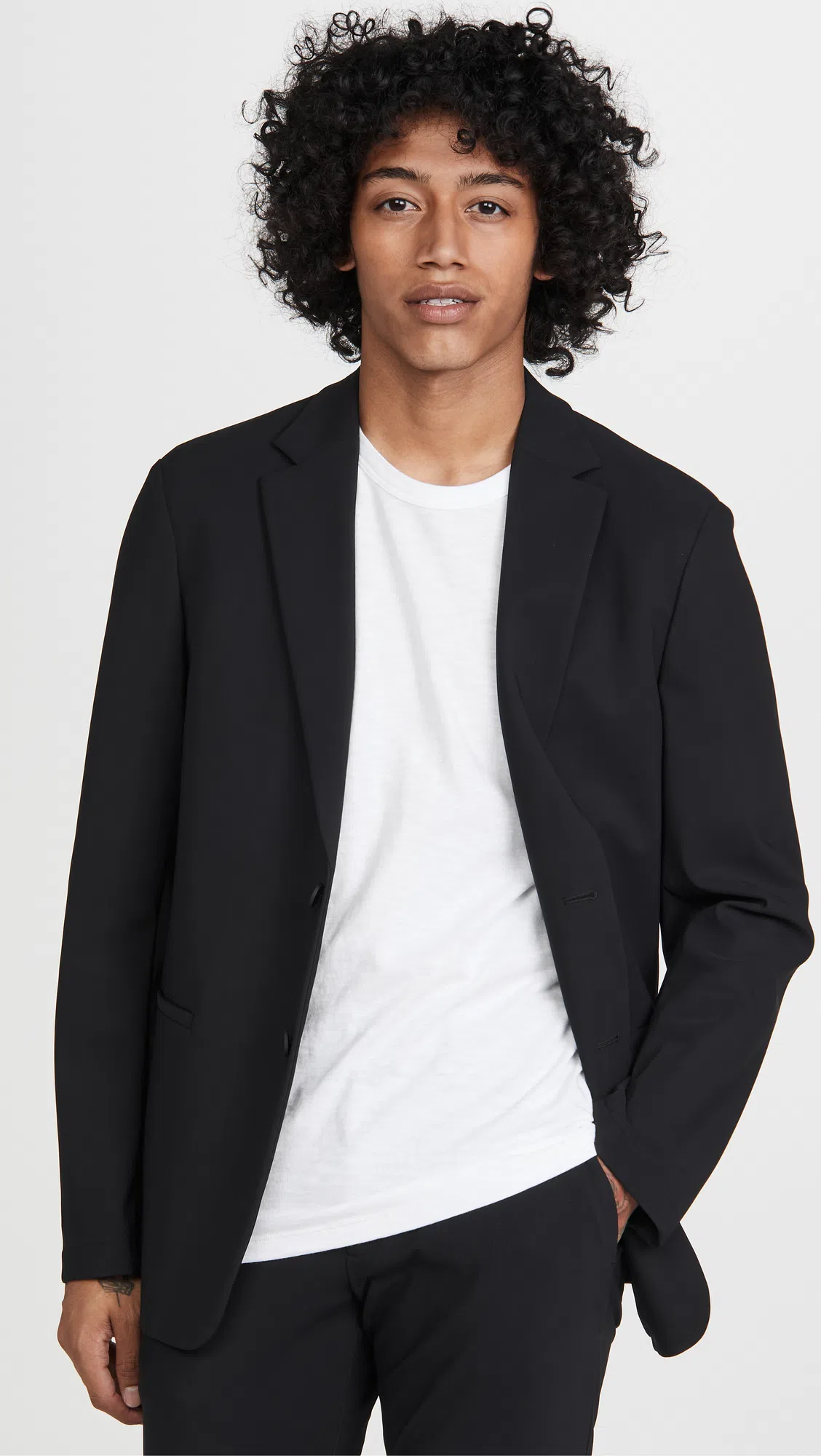 THEORY Men & Apos;s Clinton Precision Ponte Blazer In Baltic