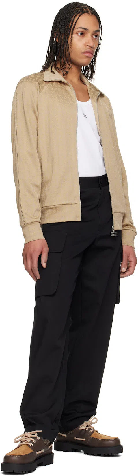 GIVENCHY Storm Boat Shoe In Brown