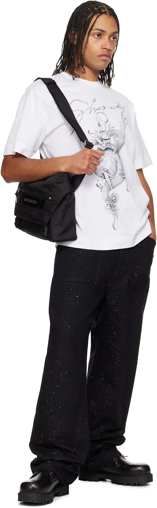 GIVENCHY Black Leather Chelsea Boots In 001-black