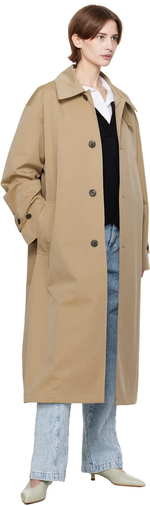 MFPEN White Readers Shirt In Sheer Check