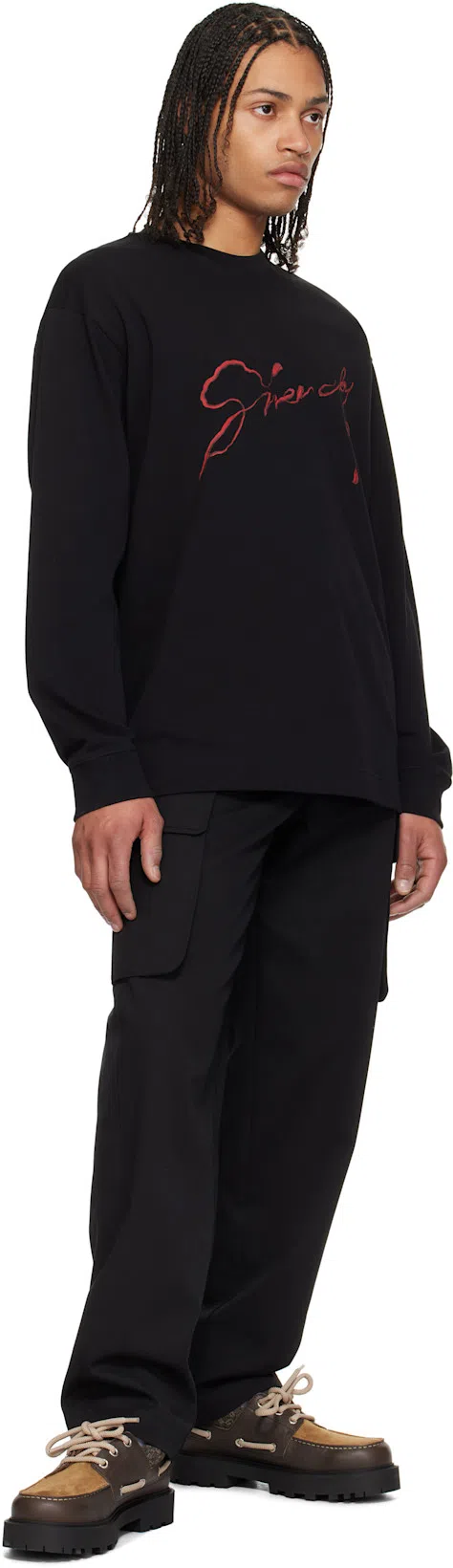 GIVENCHY Storm Boat Shoe In Brown