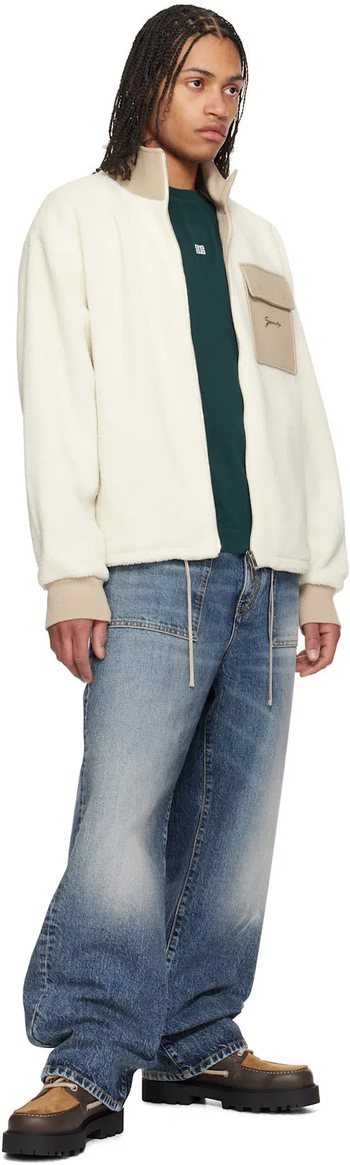 GIVENCHY Storm Boat Shoe In Brown