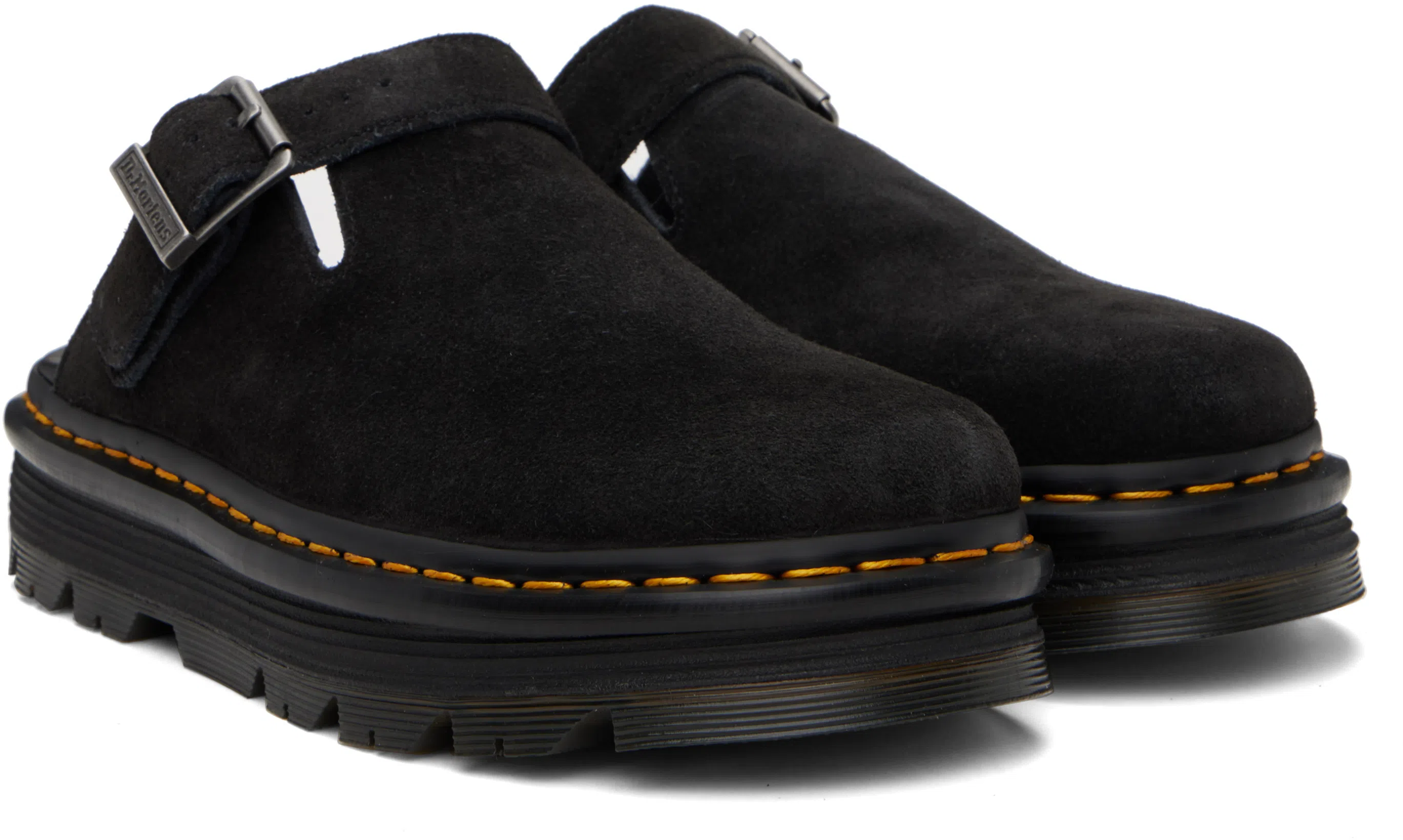 DR. MARTENS Zebzag Mule Shoes In Black