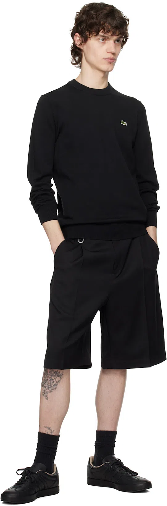 JACQUEMUS Le Short Melo In Black