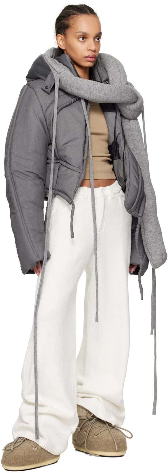 FLORE FLORE Tan May Tank Top In Dune