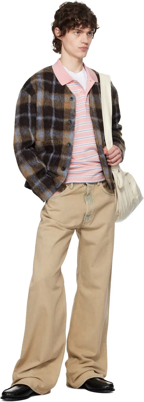 ACNE STUDIOS 1991 Toj Straight Denim Jean In 14l Light Sand