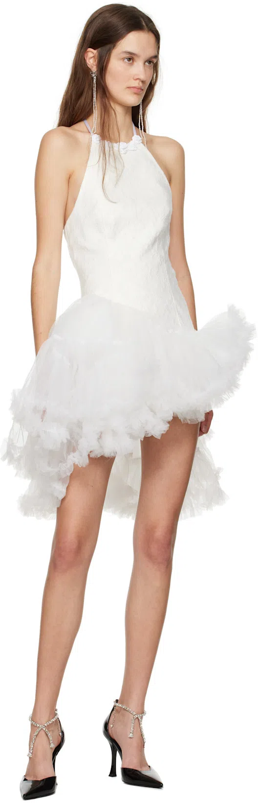 JIMMY CHOO Stevie 100 Patent Leather In Black