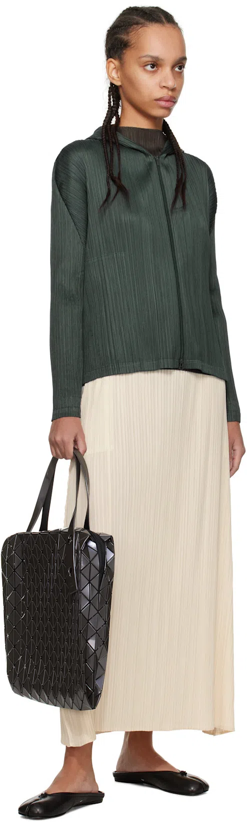 MAISON MARGIELA Tabi Calf Leather Flat Mules In Black