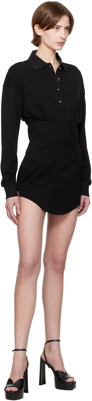 JIMMY CHOO Karli 125 Leather Platform Sandals In Black