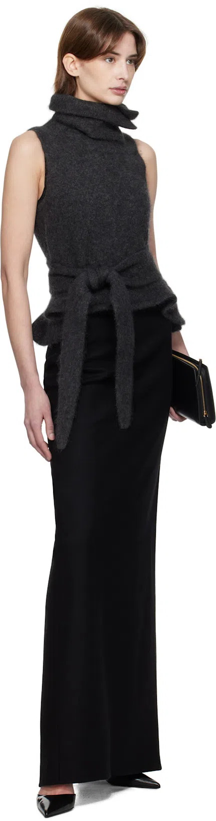 PROENZA SCHOULER Slash Slingback Pumps In Black