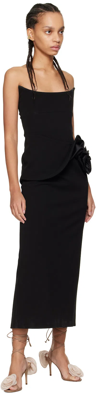 MAGDA BUTRYM 'sandals Ankle Wrap Floral Embellishment' In Beige