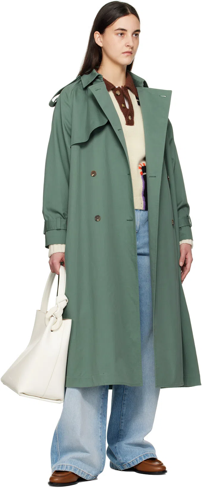 BOTTEGA VENETA Leather Astaire Loafers Knot Detail In Brown