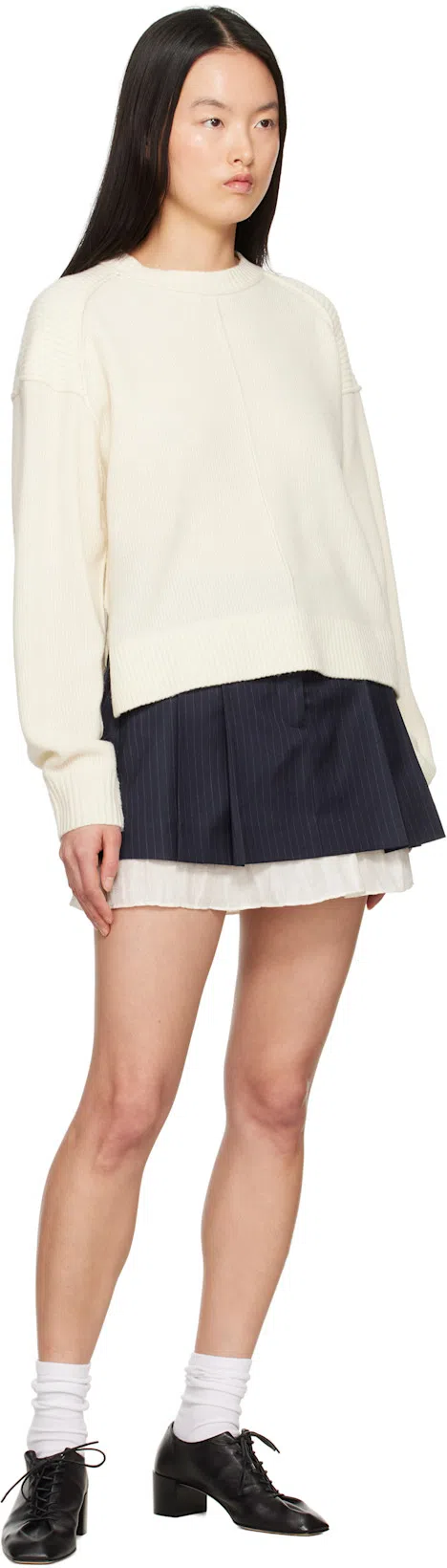 THE GARMENT Navy Denver Miniskirt
