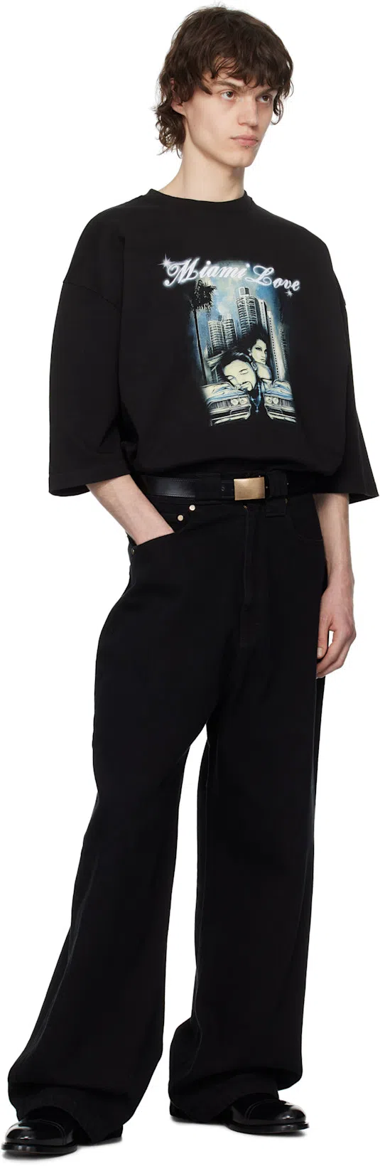 MAISON MARGIELA Leather Replica Sneakers In Purple