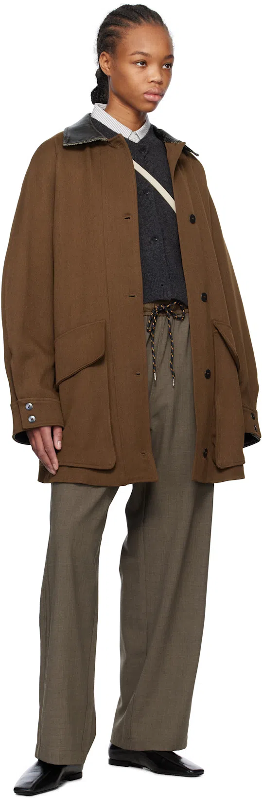 TOTÊME Toteme Woman Loafers Black Size 8 Leather