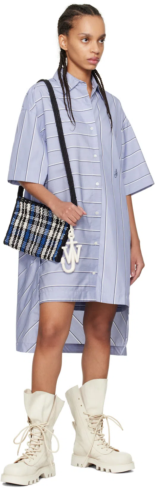JW ANDERSON J. W. Anderson Chemisier Dress In Blue