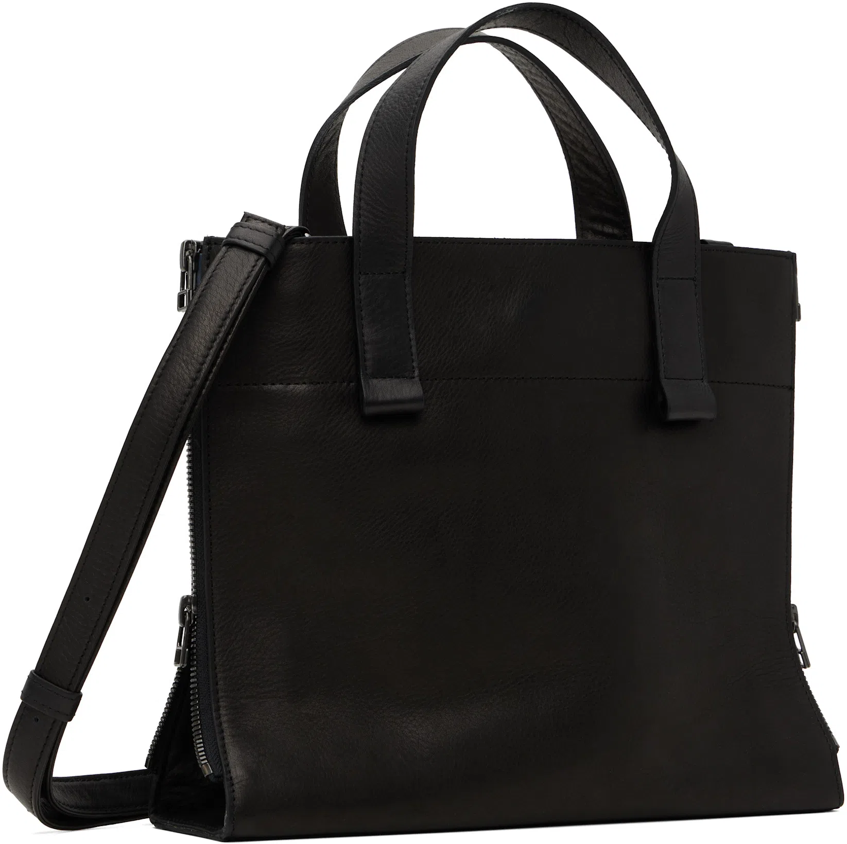 DRIES VAN NOTEN Black Leather Derbys